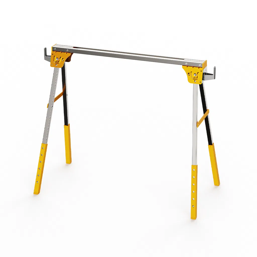 Steel Foldable Fire Wood Log Holder Heavy Duty Log Cutting Sawhorse Wood Holder