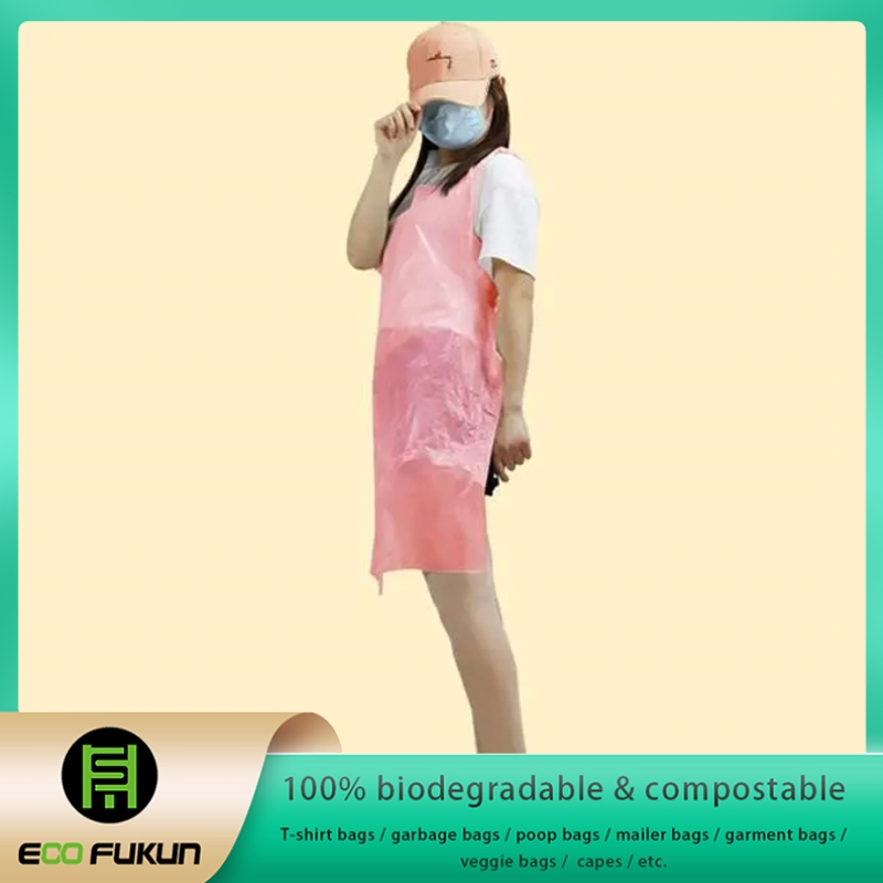 Biodegradable Apron, Plant-Based Disposable Compostable Apron