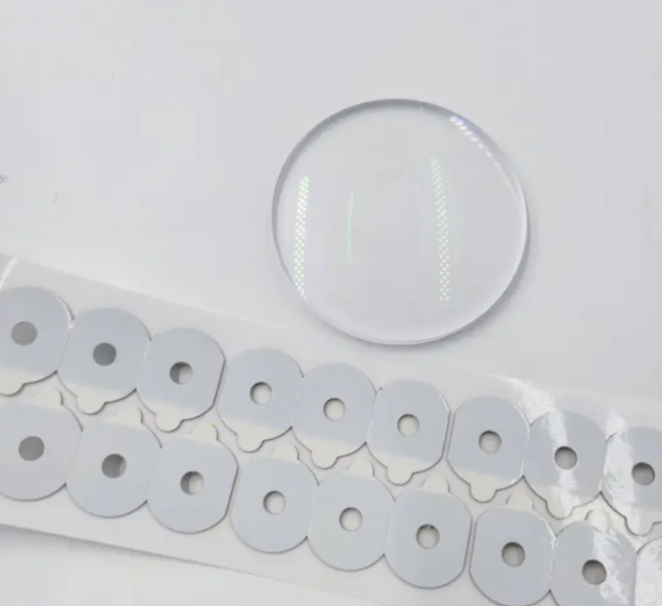 Newly Launched White Thickened Anti Slip Optical Lens Blocking Pad Double Adhesive Lens Edging Pad