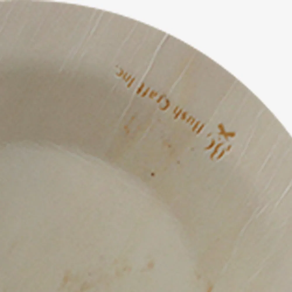 Customized Logo Printing Disposable Eco-Friendly Tray Wooden Plate for Dinner