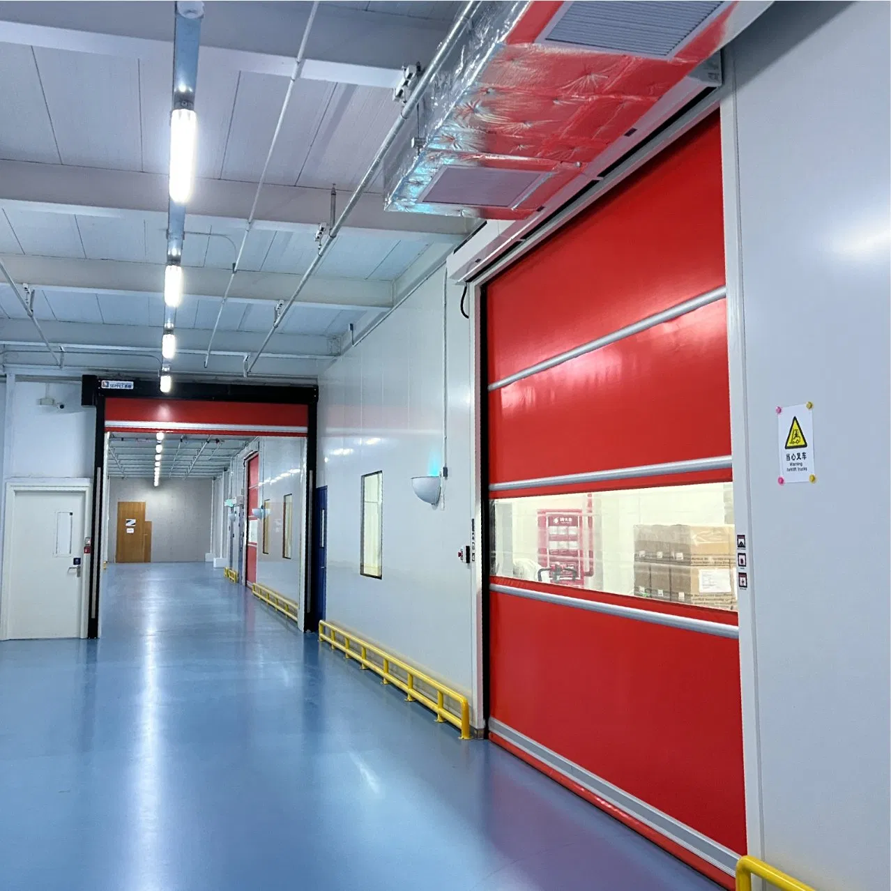 High Quality Automatic Operated PVC High Speed CE Certificate Roll Shutter Door