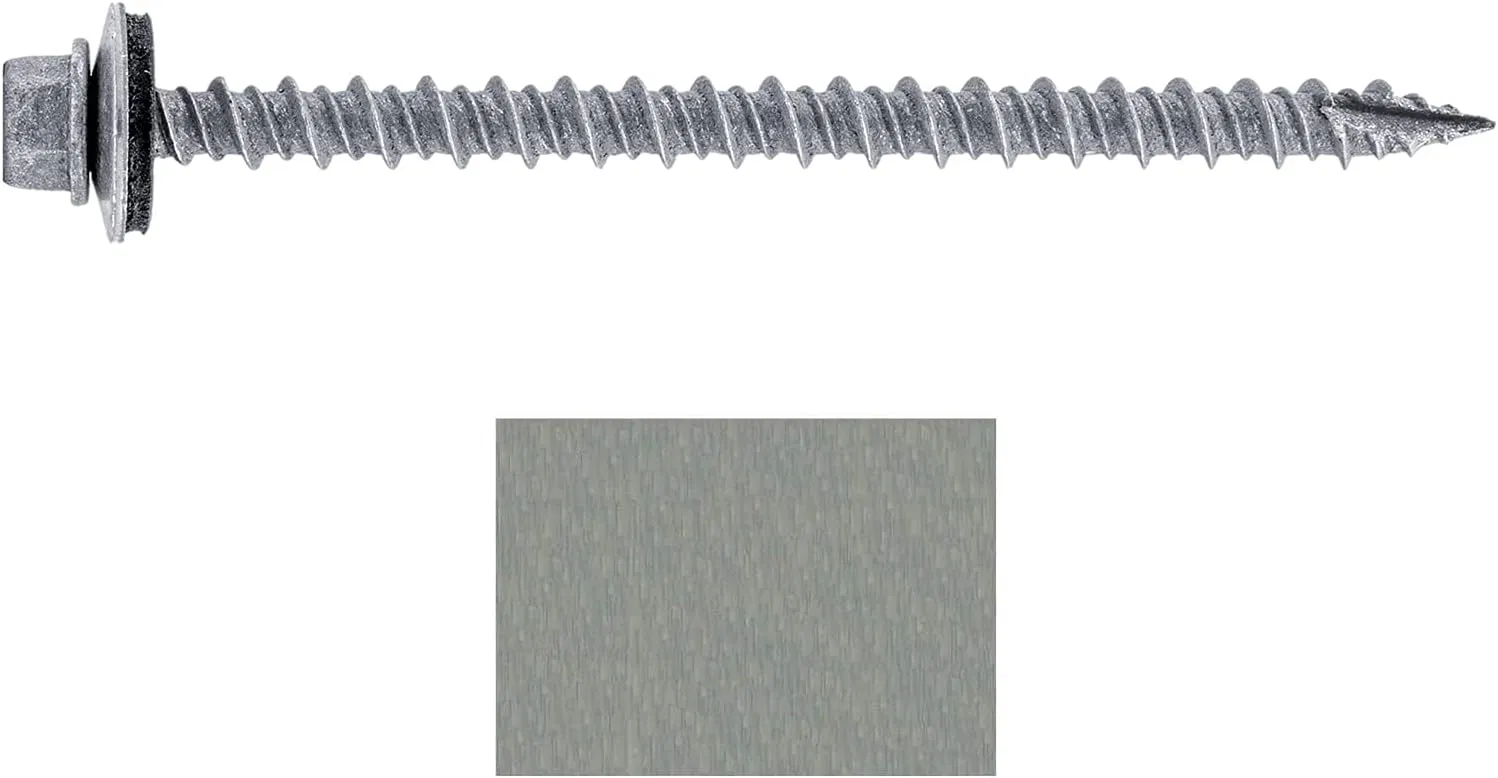 China Fastener Factory Wholesale Galvanized Hex Head Sheet Metal Roof Screw