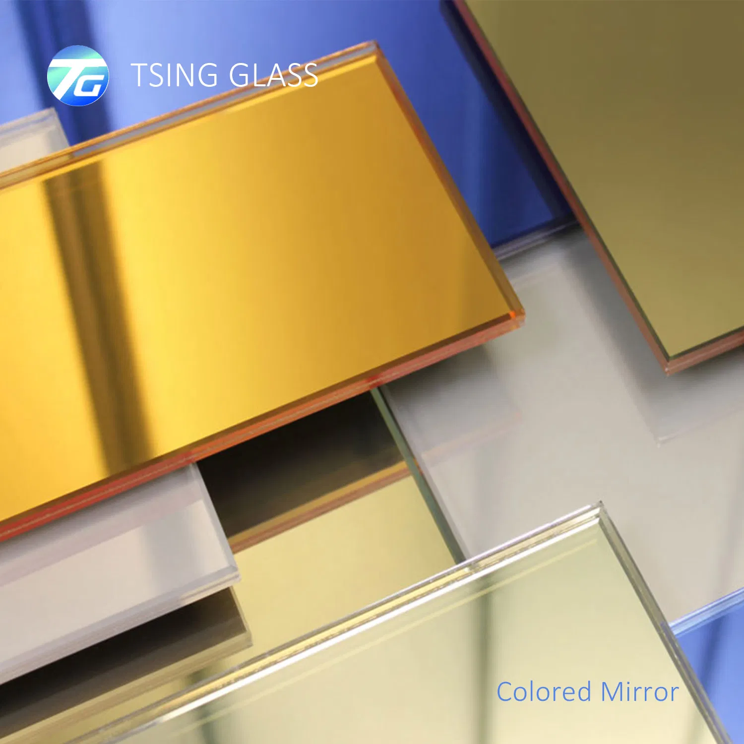 Tinted Silver Mirror Double Coating Pink Tinted Color Mirror Bronze/Glod/ Green/Blue/Grey Colored