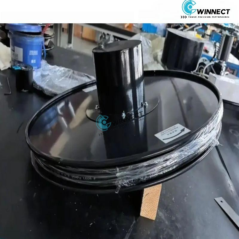 Automatic Electric Cable Reel with Motor Drive for Robot Assembly Systems