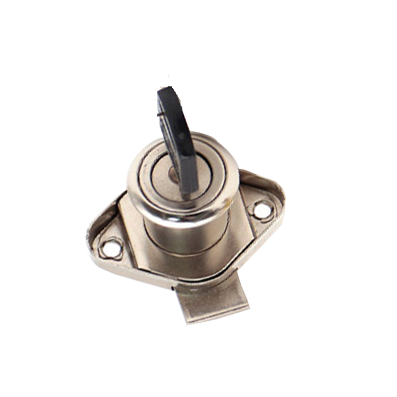 Security Chrome Plated Furniture Drawer Push Lock