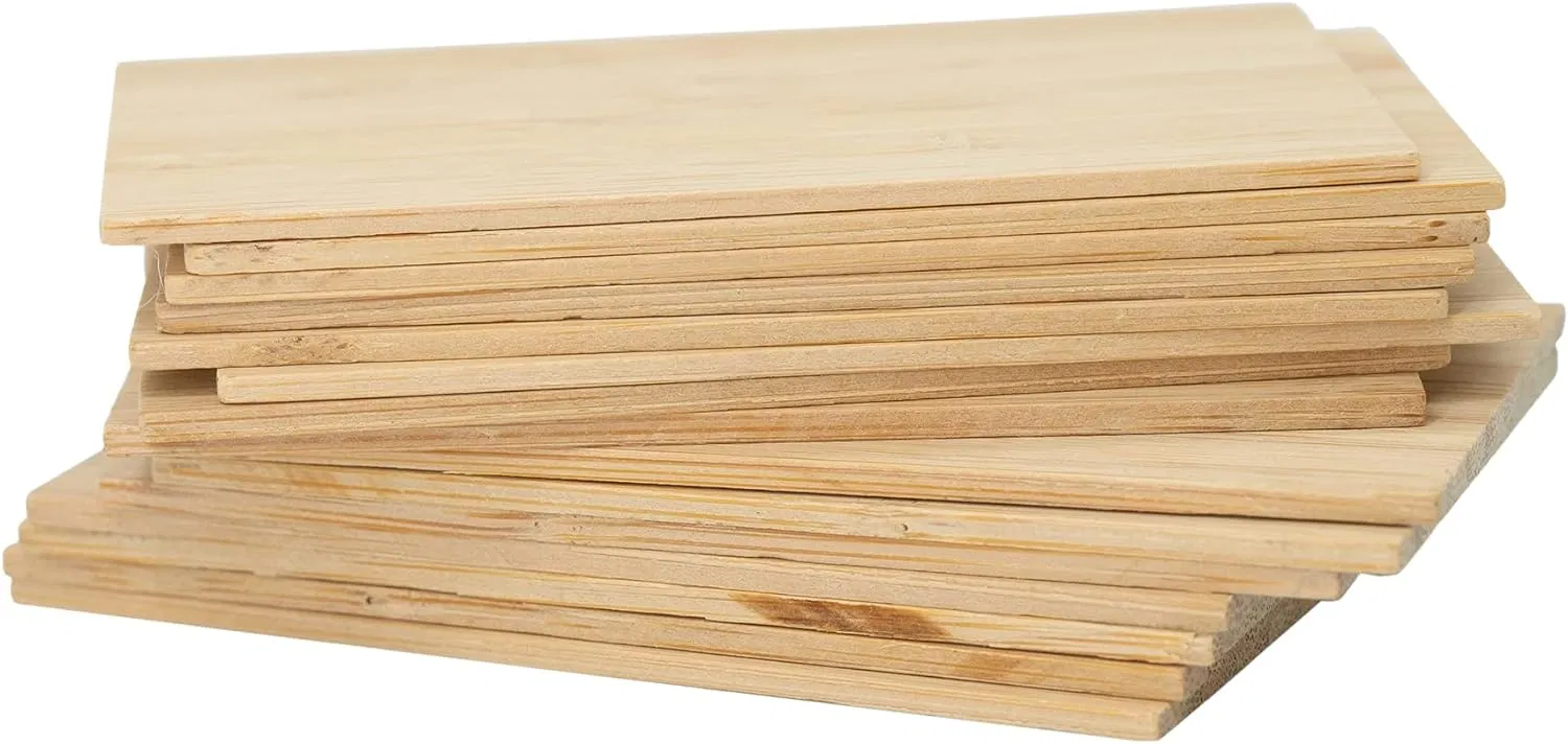Bamboo Plank Craft Supplies Flat Bamboo Plank