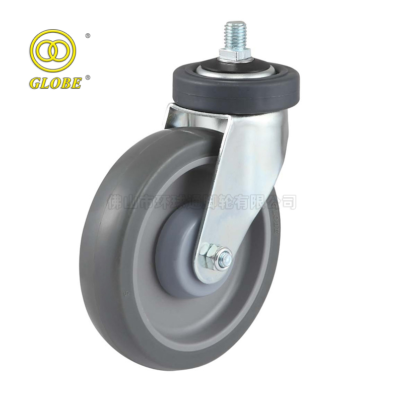 Typical Supermarket Shopping Cart Caster 3 Inch Replacement Caster Wheels 75mm Supply