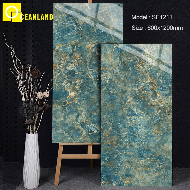 Керамогранитная плитка 600x1200 мм мраморный дизайн