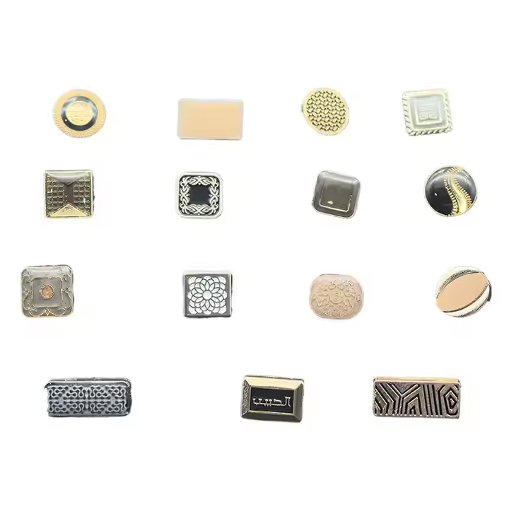 Пуговицы металлические цинковый сплав с золотой отделкой