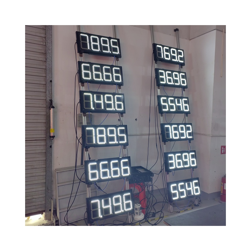 Large Outdoor 7 Segment LED Display 4 Digits Gas Station Price Display for LED Gas Display Gas Station