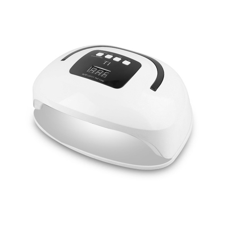 96W High Power Home Light Nail Therapy Machine Gel Polish Drying Lamp Nail Curing Dryer Lamp Portable UV LED Nail Lamp