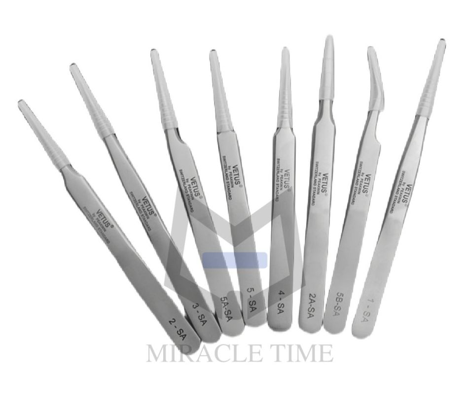 Mt Lashes Wholesale Stainless Steel High Precision Eyebrow Eyelashes Tweezer