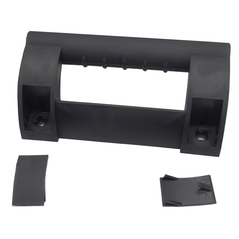 China Manufacturer RoHS OEM ODM 3266 180 mm Ergonomic Plastic Handle for Aluminum Profile in Black 90d 180d