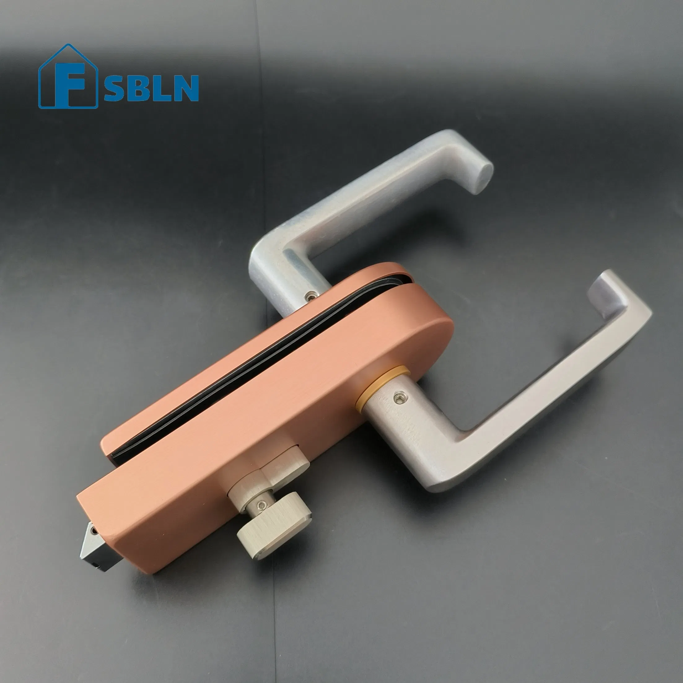 Aluminum Swing Glass Door Lock with Tempered Handle Lock Manufacturing Company Furniture Locks for Doors