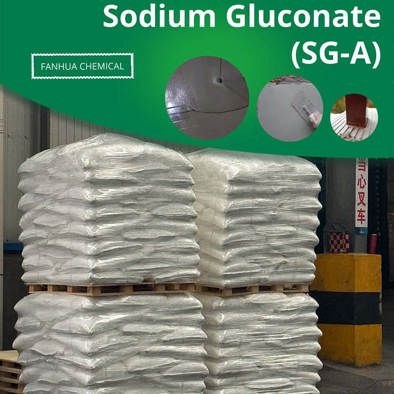 Workability-Improving Sodium Gluconate for Concrete Additives