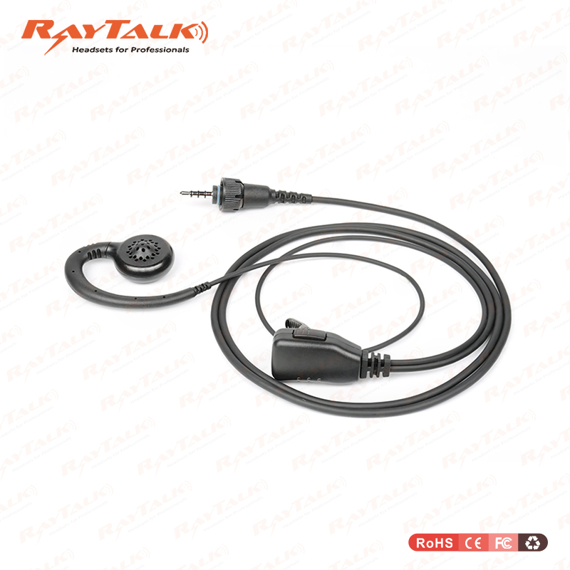 Two Way Radio D Shape Earpiece for Motorola