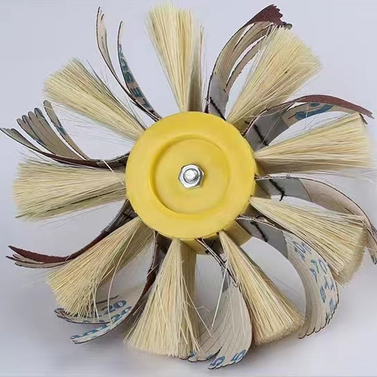 Highly Recommended Sisal Sanding Polishing Wheels Sanding Cloth Polishing Brush Flower Heads