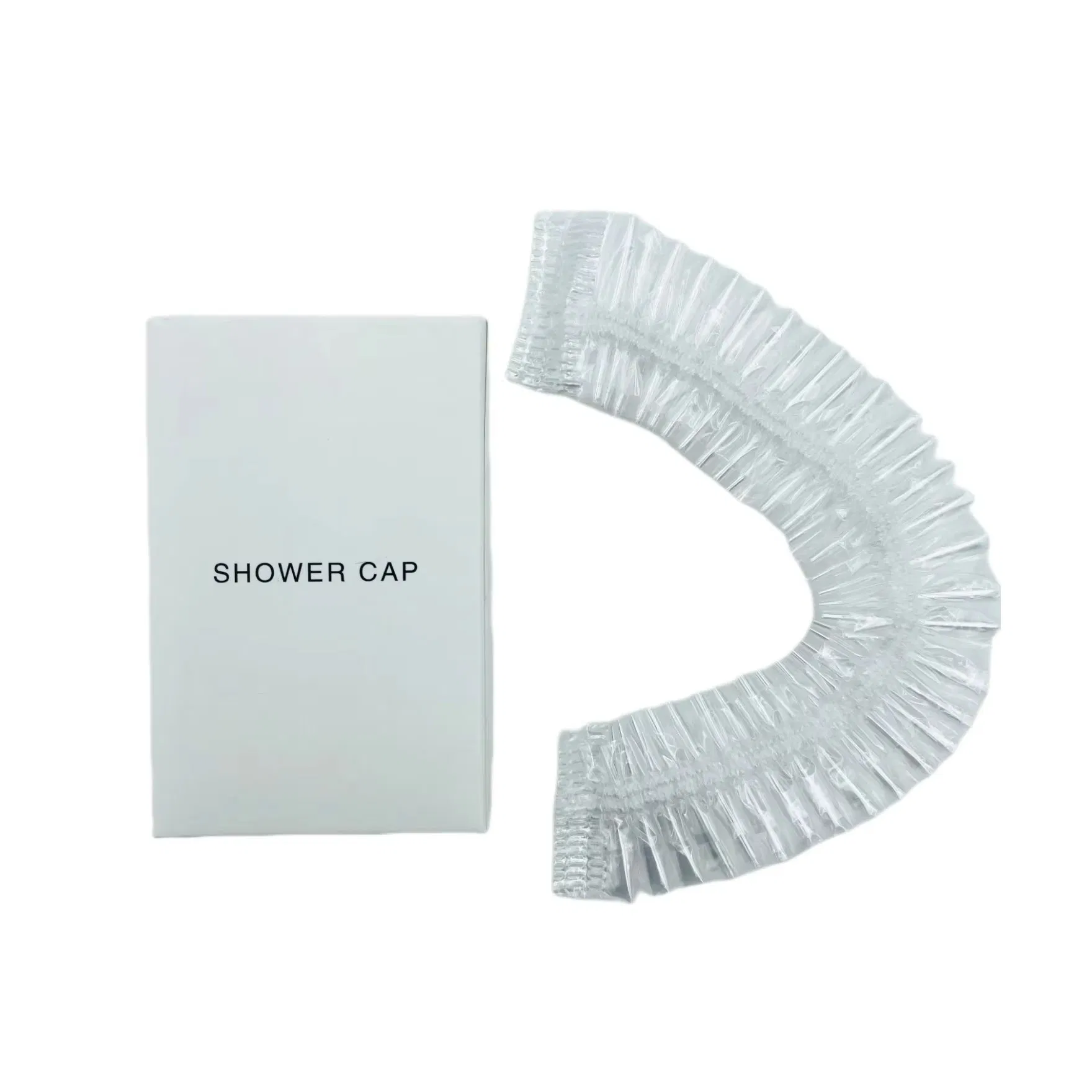 Shower Cap Transparent Hair Cover Disposable Shower Caps