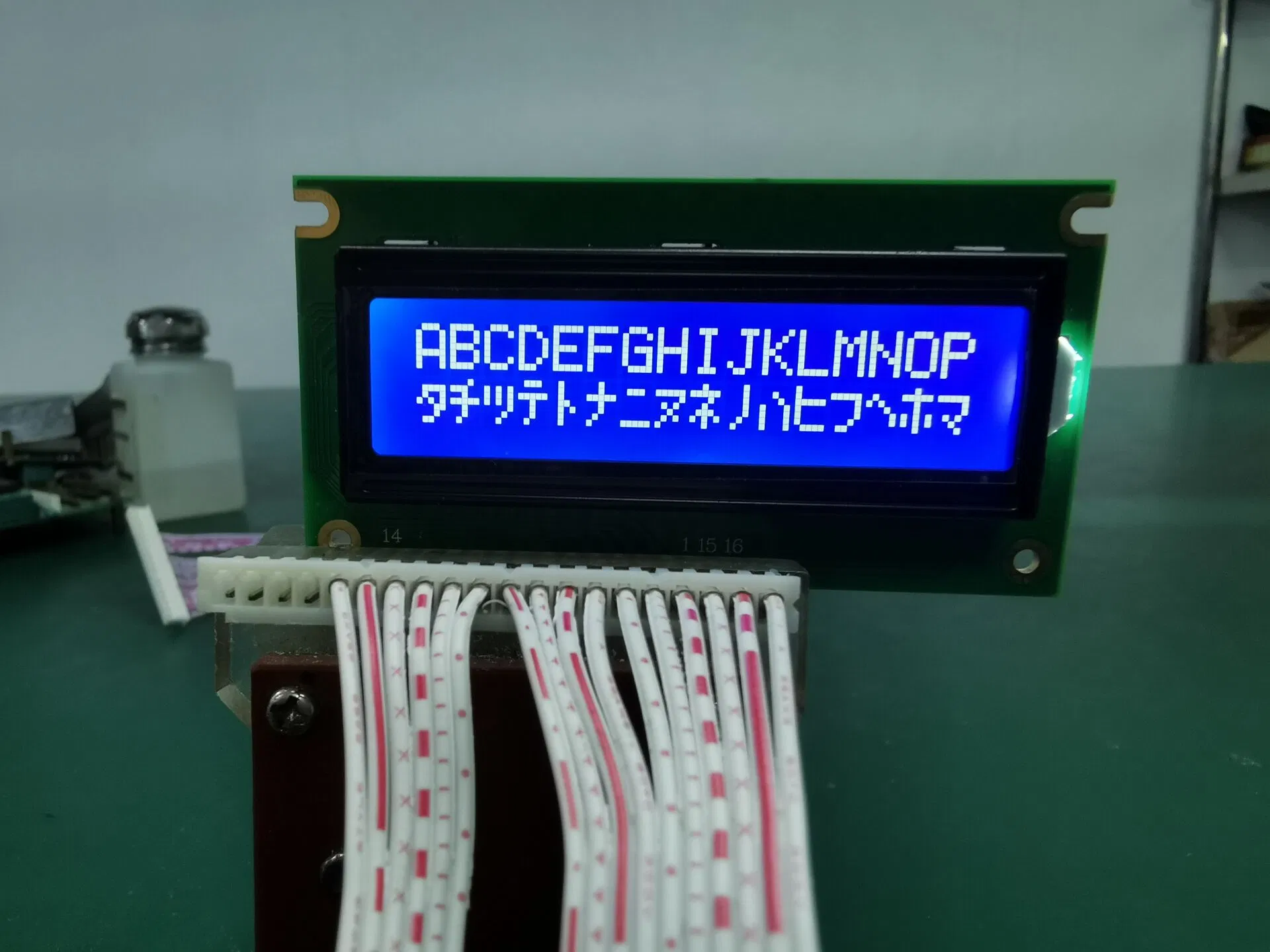 Custom Blue Negative Tn Stn Segment LCD Display with White Backlight