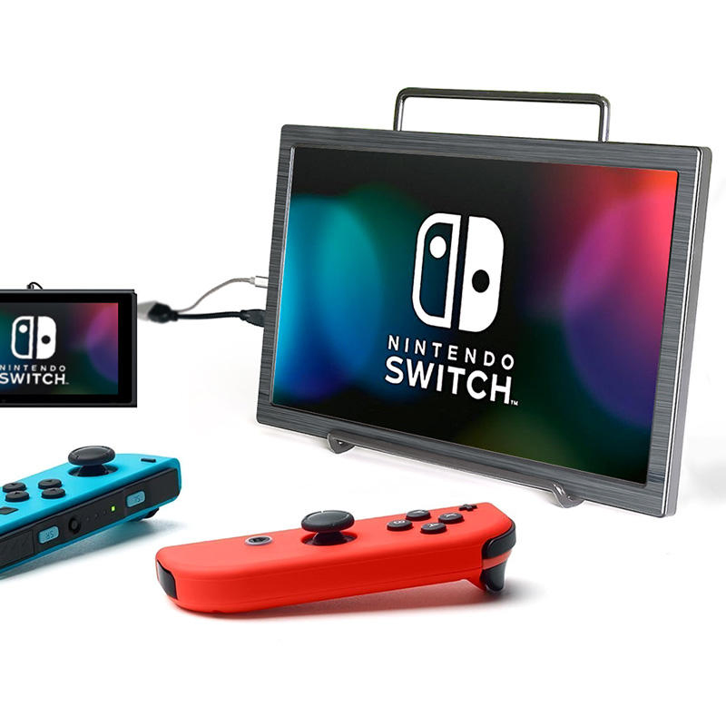 10.1"/10.6" Portable LED Mini PC Monitor - 1920X1080 Laptop Screen Extender for Multi-Purpose Use in Camera Monitoring, Bus TV & Mobile Computing