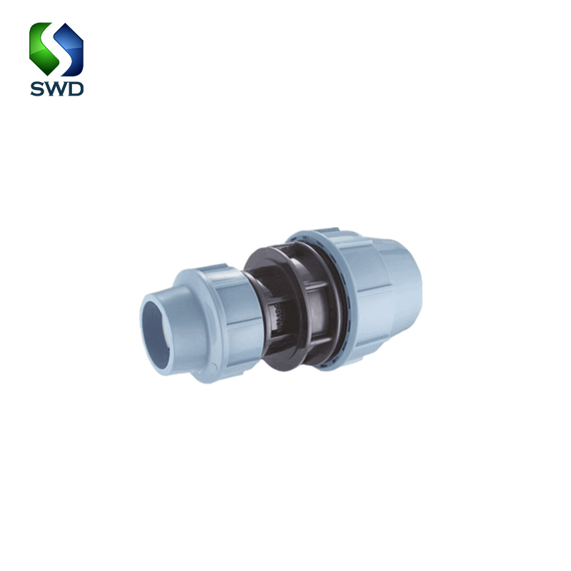 Swd High Pressure PP Compression Quick HDPE Pipe Fitting for Irrigation Plumbing