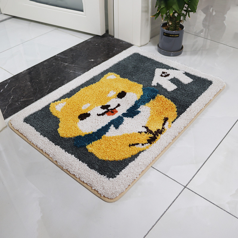 Cartoon Thickened Bathroom Absorbent Mat Anti-Slip Mat Bath Mats