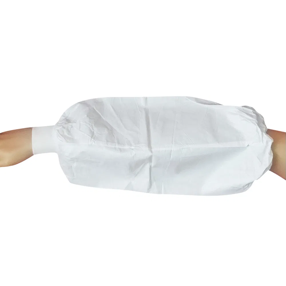 White Disposable Microporous Oversleeve Covers
