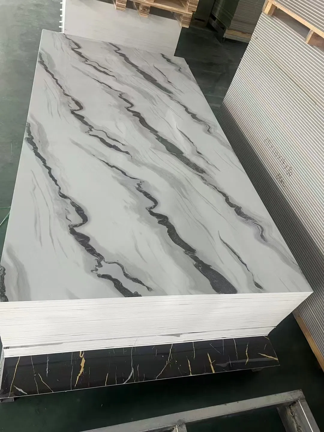 Hot Sale PVC Marble Sheet, Stone Plastic Composite Marble Wall Panel Board