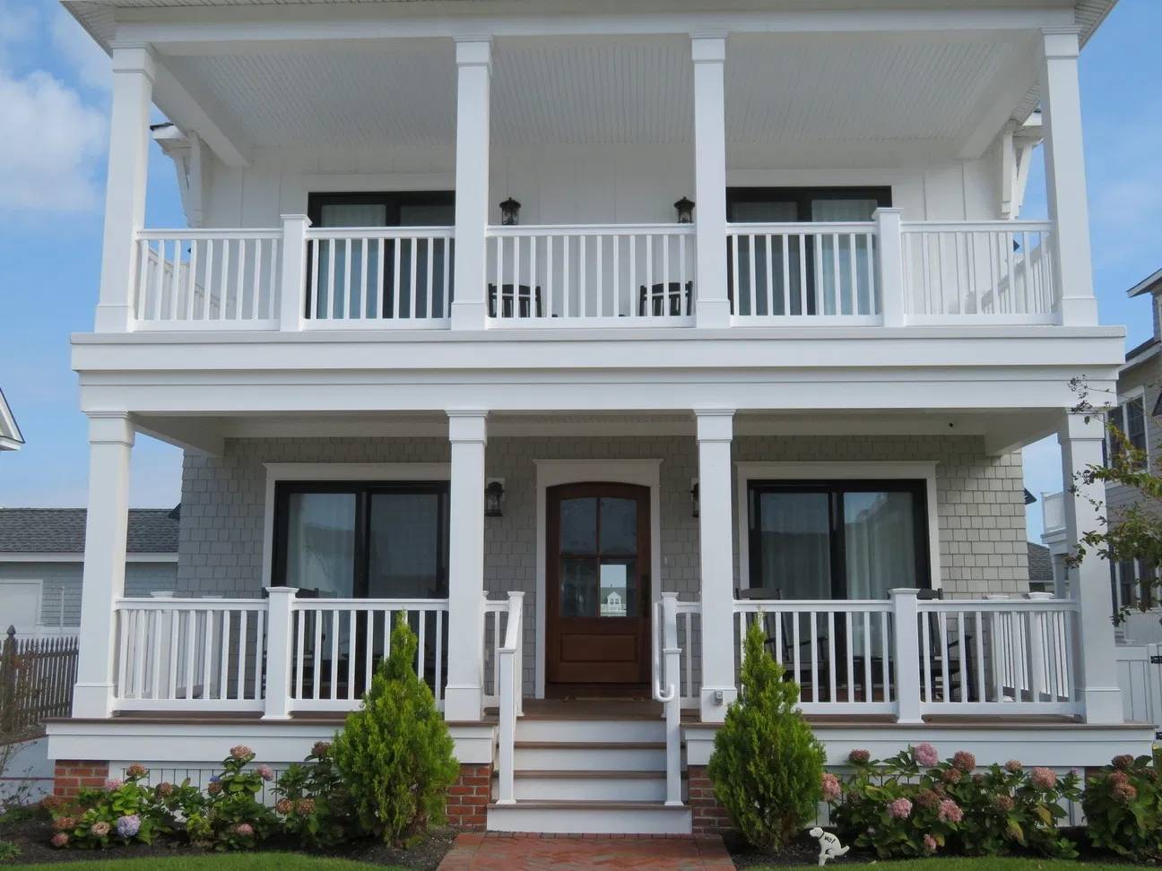 PVC Vinyl Deck Railing, PVC Decking Railing System, Plastic Veranda Balcony Porch Stair Railing