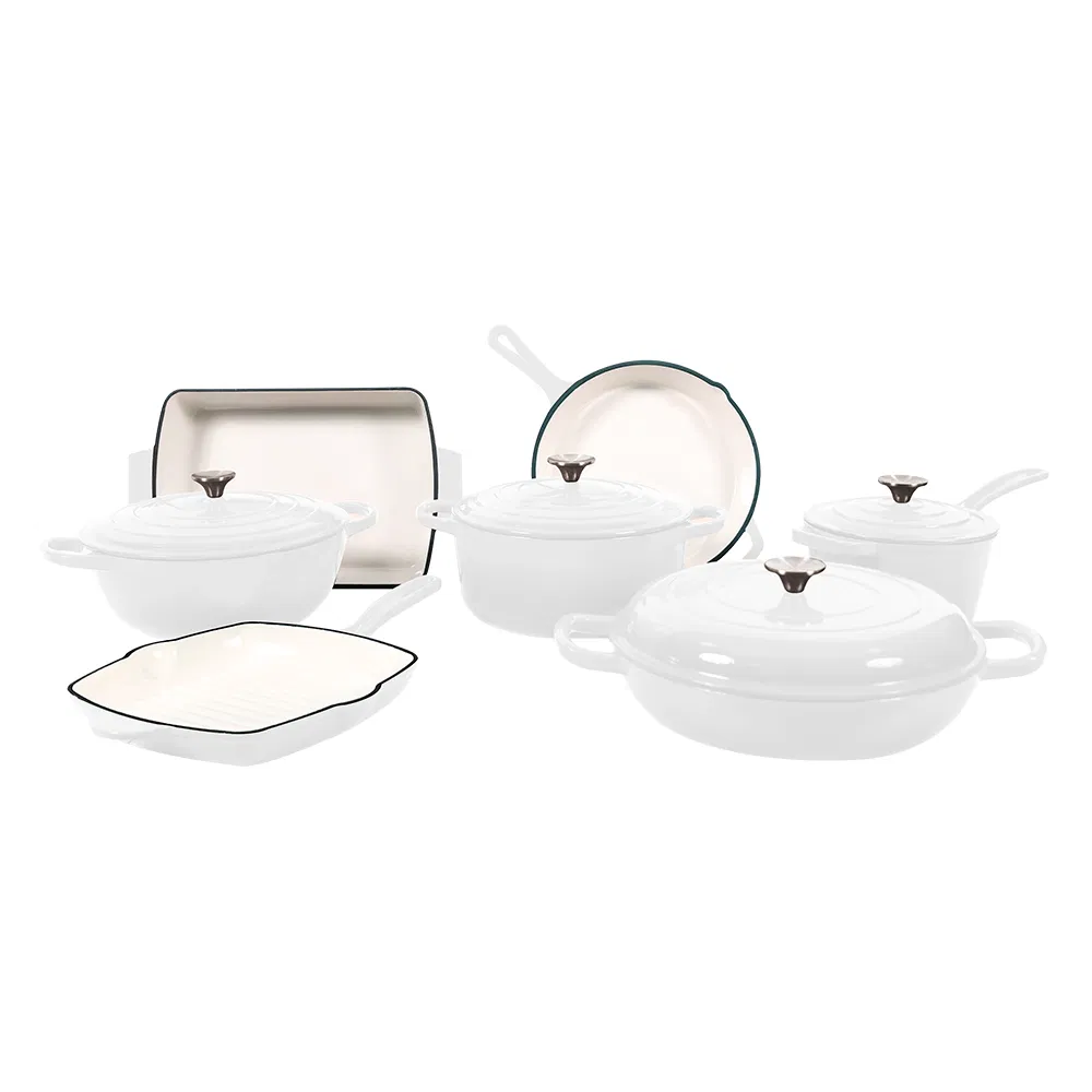 Kitchen Customizable Enameled Dutch Oven Cast Iron Cookware