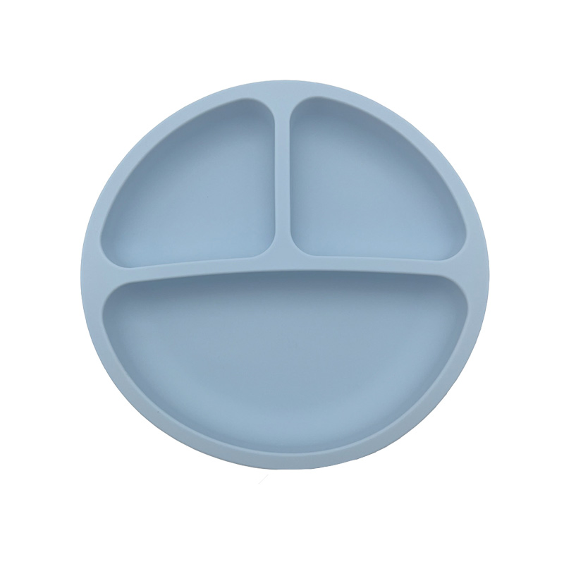 Divided Dishes Microwave Dishwasher Safe Silicone Baby Plate Wholesale