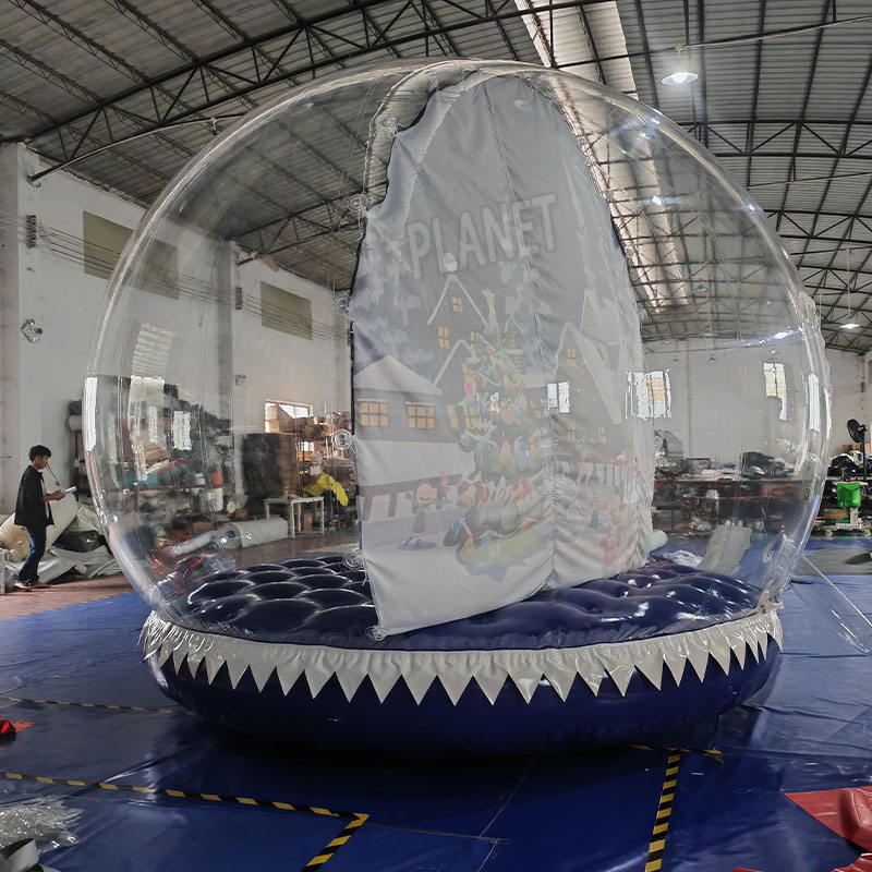 Outdoor Giant Inflatable Christmas Snow Globe