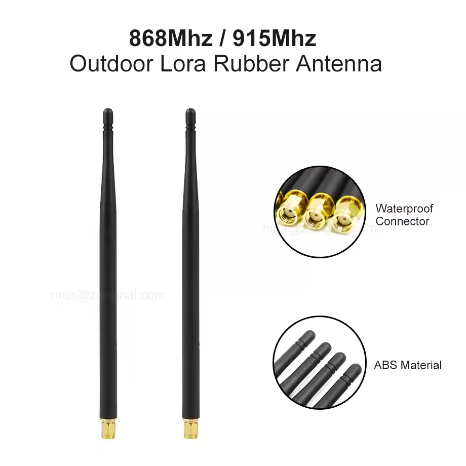 Водонепроницаемая антенна 5dBi для раций Lora/GSM 868/915 МГц