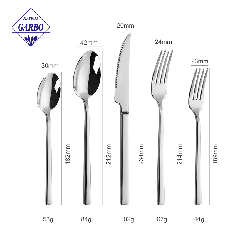 High Quality Mirror Polish Factory Production 410 Stainless Steel Fruit Fork