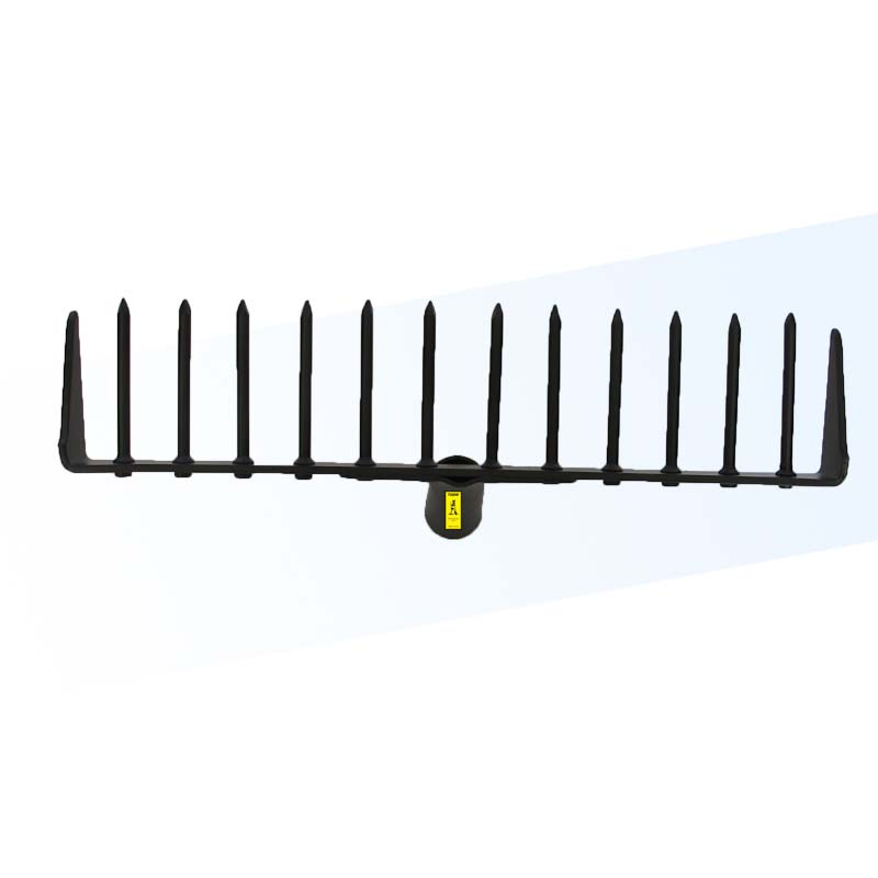 Carbon Steel Agricultural Garden Farming Digging Leaf Nail Rake Head