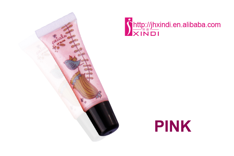 12ml Soft Tube with Shiny Silver Cap Lip Gloss