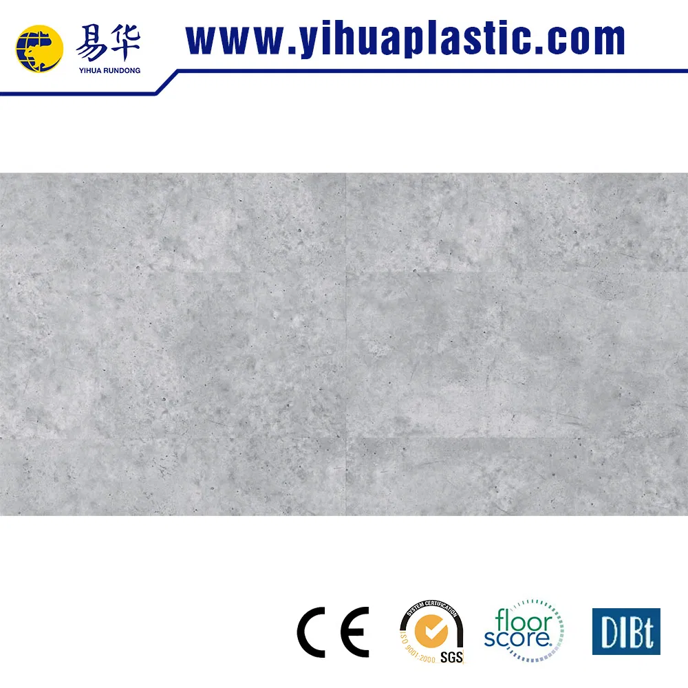 Grey Wooden Stick Tile Waterproof Self-Stick Vinyl Floor Tile