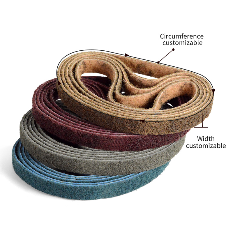 Низкорастяжимые бесшовные абразивные ленты для полировки