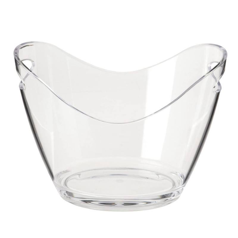 Color Customized Champagne Wine Beer Transparent Plastic Light Ice Bucket