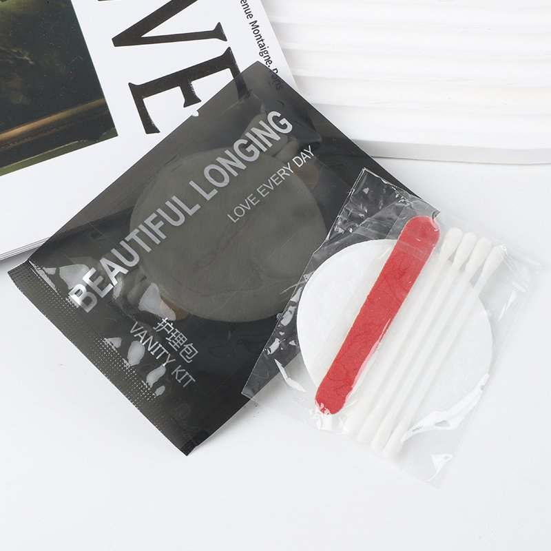 Black Transparent Luxury High-End Hotel Homestay Disposable Toiletries Set Dental Appliances Razors Care Products Combination