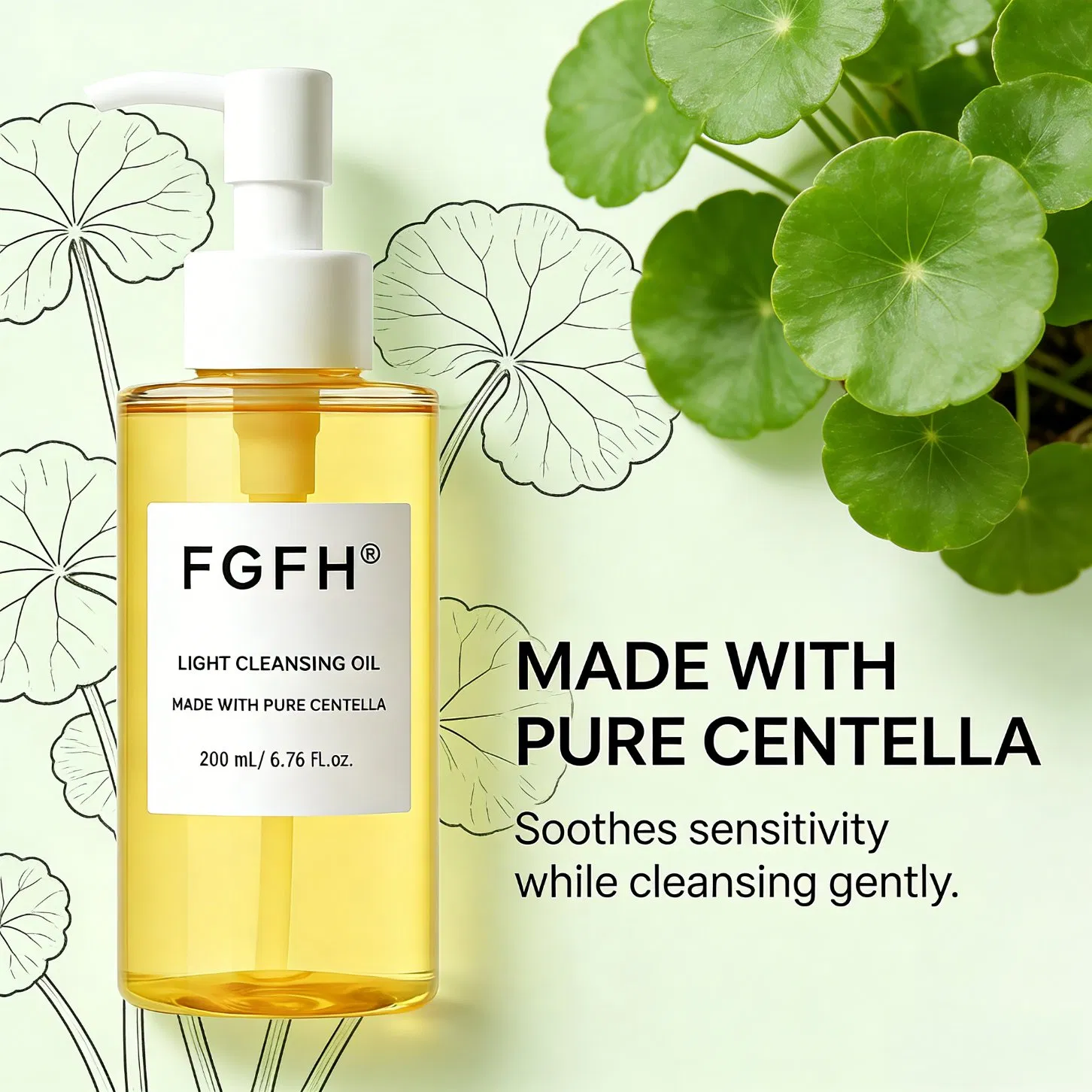 Centella Essential Light Deep Makeup Remover Oil Beauty Cleansing Oil for Facial