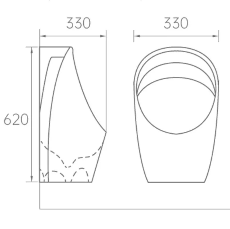 Sanitary Ware Outlet Shopping Mall Plaza Market Hotel Washroom Ceramic Toilet Urinal