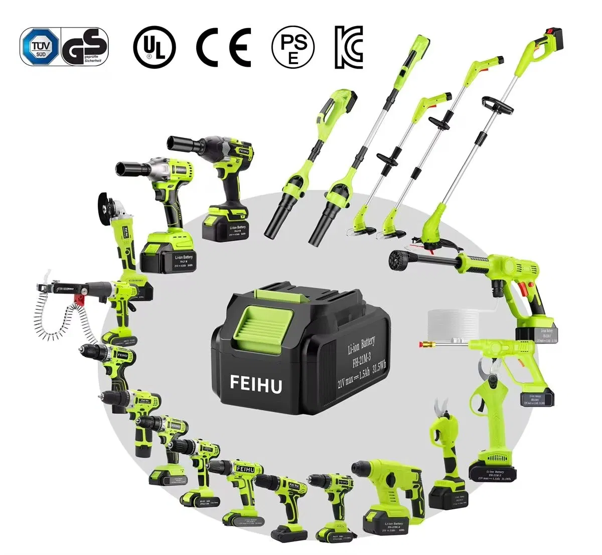Аккумуляторные электрические ножницы Feihu 21V