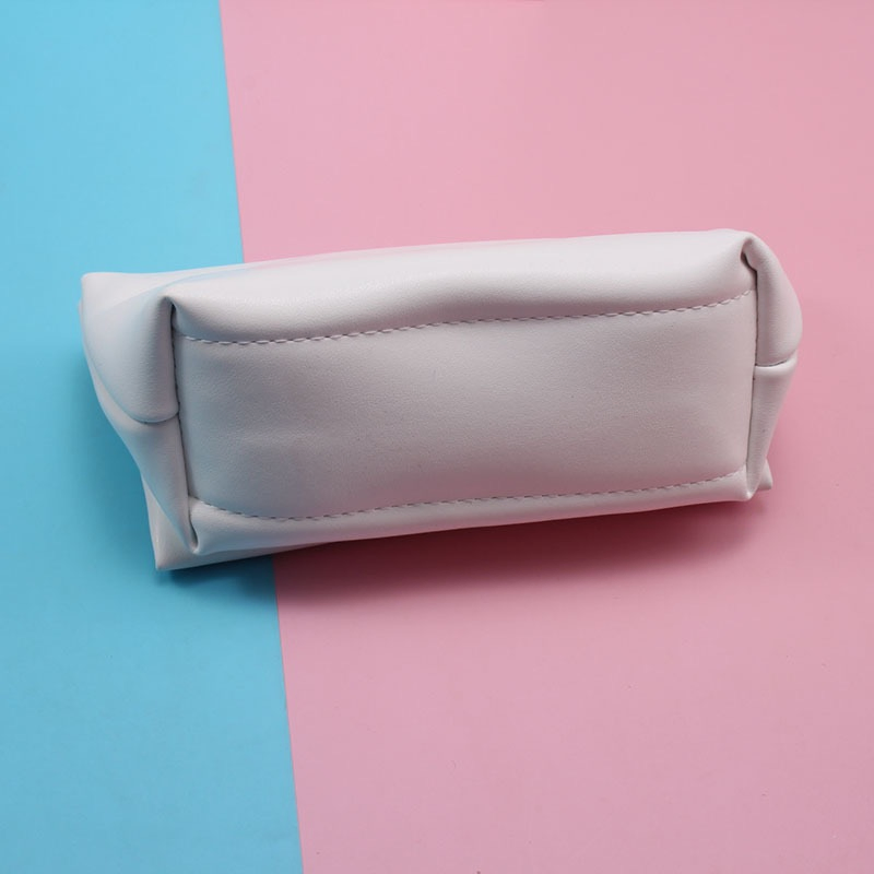 White Soft PU Leather Eyewear Gift Bag, Free Custom Logo Eco-Friendly