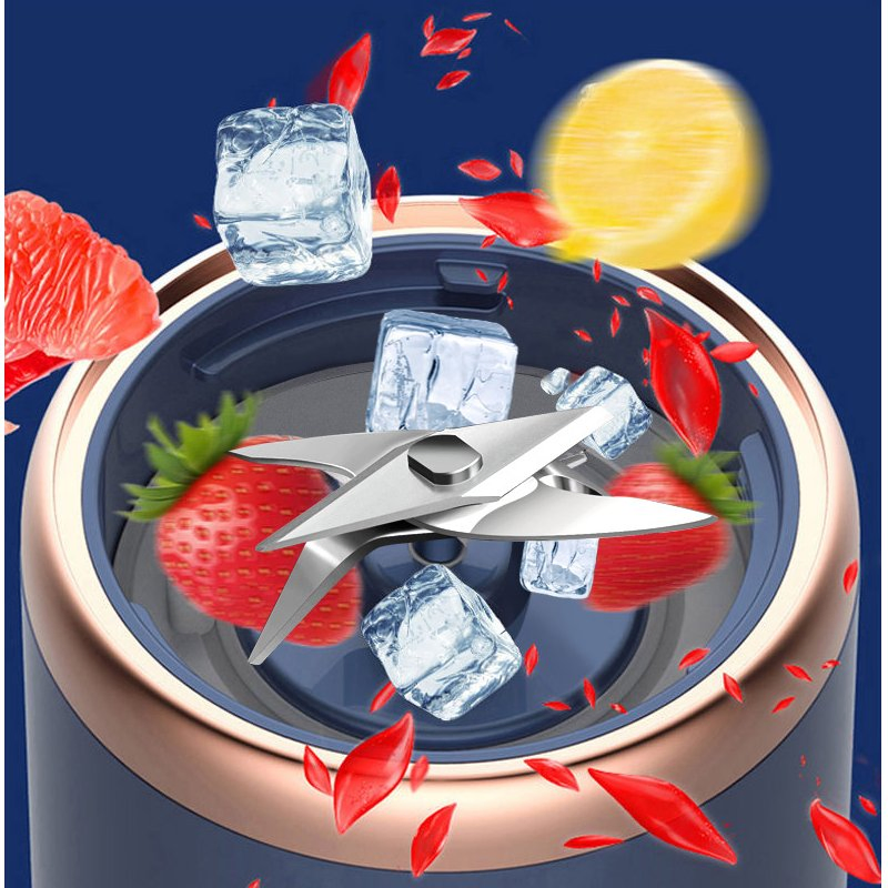 Compact and Portable Rechargeabal High-Speed Mini Juicer for Travel and Home