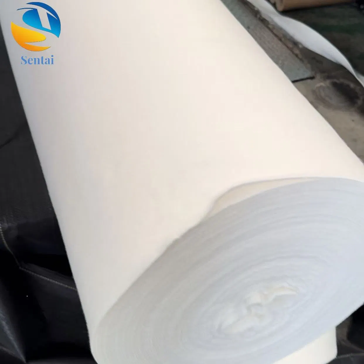 Polypropylene Hot Pressed Geotextile with High Strength and Corrosion Resistance, Suitable for Reinforcing Geotextiles in Highways and Railways CE ISO9001 Cert