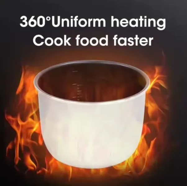 Stainless Steel LCD Display Electric Pressure Cooker with Overheating Protection