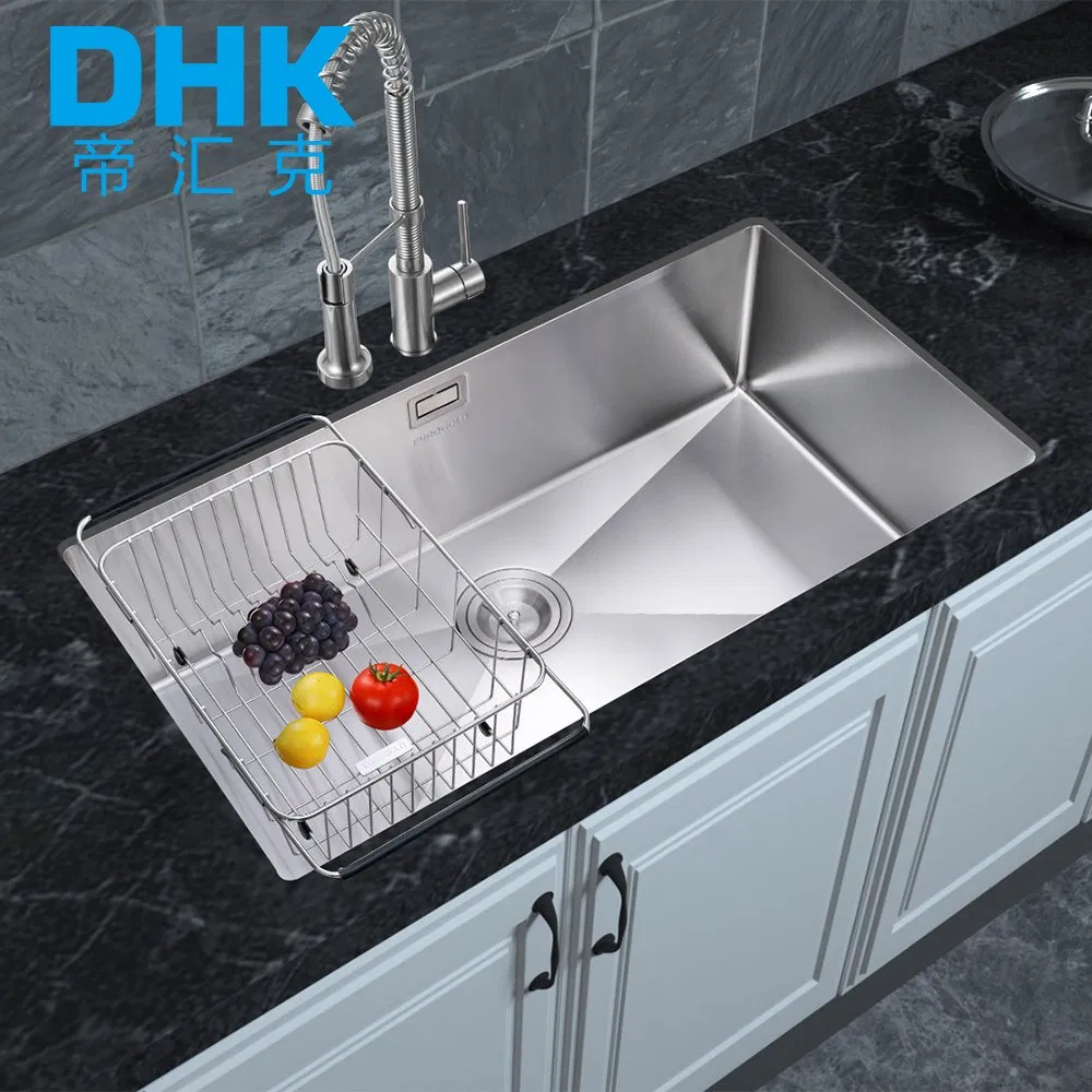China Wholesale Price Nano Black Sink High Quality Stainless Steel Farmhouse Sink Undercounter Bowl Washing Basin Bestme Kitchen Sink