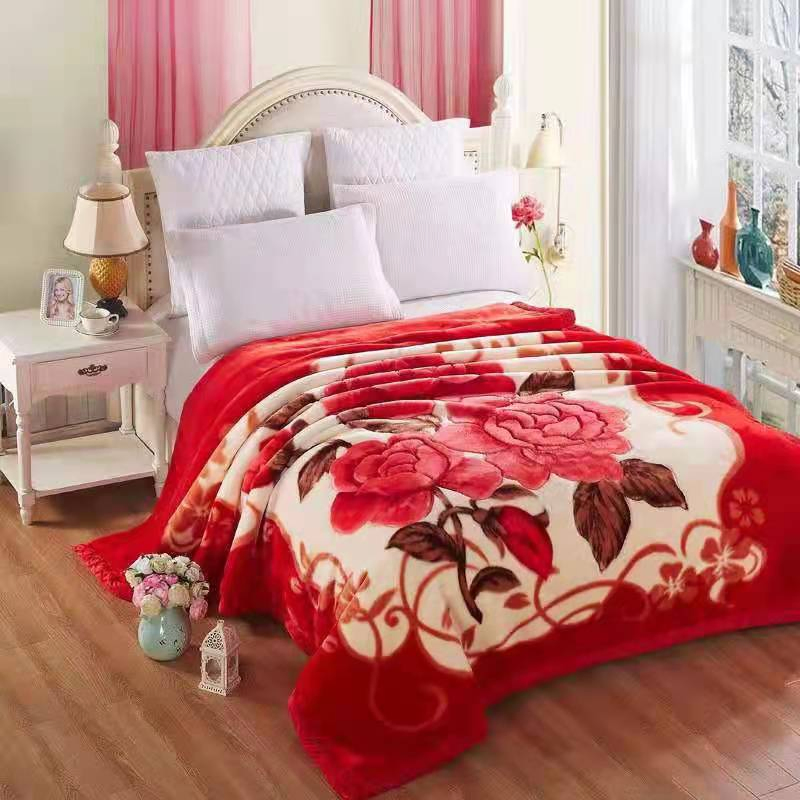 3.5kgs Raschel Blanket for Winter Size 200X230cm