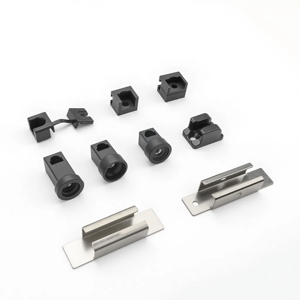 Zinc Alloy Integrated Guide with Lock Rod Bracket